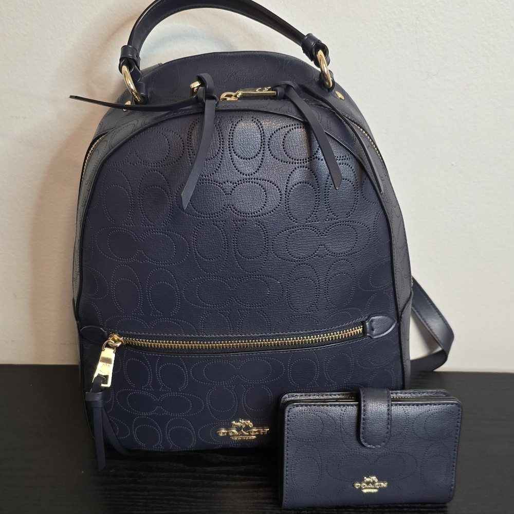 Coach Jordyn Backpack and Wallet